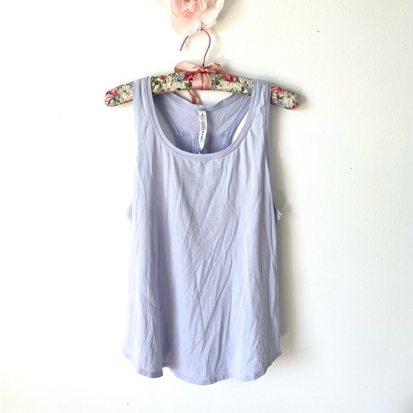Lululemon light blue Racer Back Tank - 12 - Picture 1 of 6